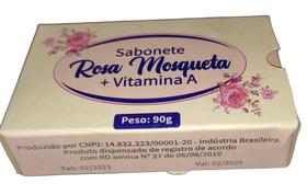 Sabonete Rosa Mosqueta com Vitamina A 90g Rugas e Marcas de Expressão Sabonete Rosa Mosqueta com Vitamina A 90g Rugas e Marcas de Expressão