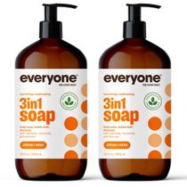 Sabonete, sabonete líquido, banho de espuma, shampoo para todos, 3 em 1, 960 ml