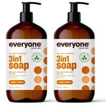 Sabonete, sabonete líquido, banho de espuma, shampoo para todos, 3 em 1, 960 ml
