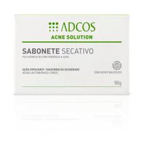 Sabonete Secativo Acne Solution Adcos - Pele Acneica - 90g