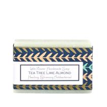 Sabonete THE LITTLE FLOWER SOAP CO. Chá Verde, Lima e Amêndoa 99 g
