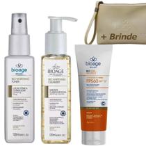 Sabonete + Toner + Protetor Solar - Kit Clareador - Bioage
