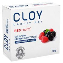 Sabonete Ultra Hidratante Cloy Beauty Bar Red Fruits 80g
