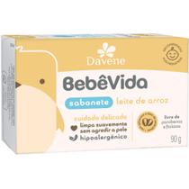 Sabonete Vegetal Bebê Vida Leite de Arroz 90g Davene