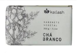 Sabonete Vegetal em Barra Chá Branco 200g - Kailash Sabonete Vegetal em Barra Chá Branco 200g - Kailash