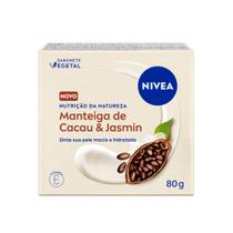 Sabonete Vegetal NIVEA Nutrição Da Natureza Manteiga De Cacau & Jasmim 80g