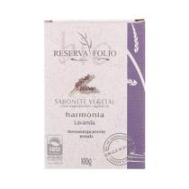 Sabonete Vegetal Orgânico Harmonia Lavanda 100G Reserva