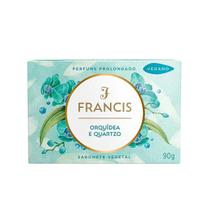 Sabonete Vegetal Orquídea Quartzo Banho Perfume Longa Duração Francis