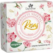 Sabonete Vegetal Rosas 170G Davene