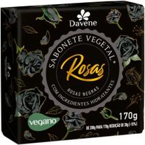 Sabonete Vegetal Rosas Negras 170g Davene Sabonete Vegetal Rosas Negras 170g Davene
