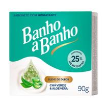 Sabonete Ypê Banho a Banho Hidratante Chá Verde e Aloe Vera 90g Sabonete Ypê Banho a Banho Hidratante Chá Verde e Aloe Vera 90g