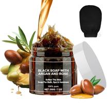 Sabonete Zawina Morocco Black Beldi - Com Argan e Rosa - 250ml