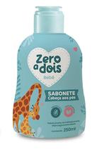 Sabonete zero a dois bebê 250ml suave hipoalergênico