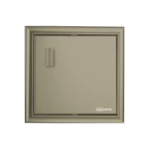 Saboneteira 17,5x12,5x16,5cm Embutir Champagne - 7560 - CRIS-METAL