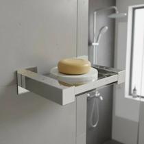 Saboneteira Aço Inox 304 Polido Alto Brilho para Banheiro Porta Sabonete de Parede Saboneteira Aço Inox 304 Polido Alto Brilho para Banheiro Porta Sabonete de Parede