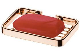 Saboneteira Aço Piatina Rose Gold suporte porta sabonete - Future