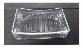 Saboneteira Acrílico Luxo Pia Banheiro Lavabo Cristal