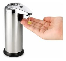 Saboneteira Automática Com Sensor Inox Para Álcool Em Gel