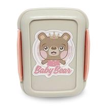 Saboneteira Baby Porta Sabonete com Trava Rosa Bebê Usual