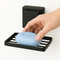 Saboneteira Banheiro Porta Sabonete Aço Inox Preto Arthi 3m