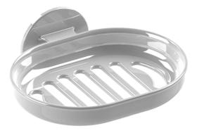 Saboneteira Classic Fixação Adesiva Branca