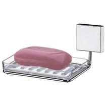 Saboneteira Com Fundo Removível Em Aço Inox Qualitá Premium Fixação Parafuso Porta Sabonete Em Barra Para Banheiro Lavabo Box