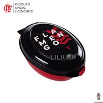 Saboneteira com Tampa Porta Sabonete Flamengo Viagem Mochila Academia
