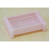 Saboneteira De Mesa Pia Acrilico Rosa Marmorizado Com Strass