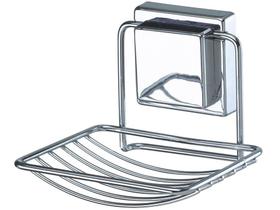 Saboneteira De Parede Fixa Porta Sabonete Aço Com Ventosa