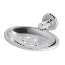 Saboneteira de parede inox com dupla fixação