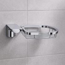 Saboneteira de Parede Inox Cromado Brilho Premium Antiferrugem e Design Moderno Linha Paris WESTING by BSMIX