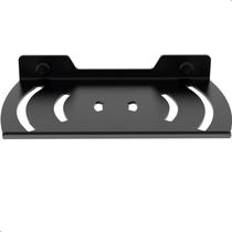 Saboneteira de Parede Para Banheiro de Preto Zmt