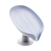 Saboneteira de Pia com Ventosa e Drenagem Plástico Cinza Lyor