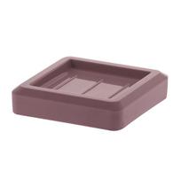 Saboneteira de Pia de Acrílico Quadrado Rose Gold Bagno 12CM