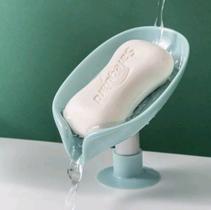 Saboneteira De Pia Escorra A Caixa De Sabão Para Banheiro Com Suporte Ventosa Forma - Sanz