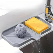 Saboneteira De Silicone Com Dreno, Antiderrapante