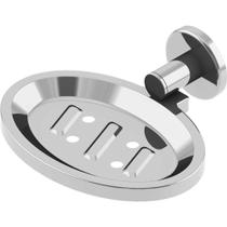 Saboneteira Delta Inox 10 Cm X 8 Cm X 4 Cm Fixação Dupla Para Banheiro E Lavabo Saboneteira Delta Inox 10 Cm X 8 Cm X 4 Cm Fixação Dupla Para Banheiro E Lavabo