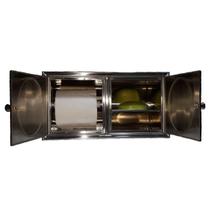 Saboneteira e Papeleira De Embutir em Aço Inox Para Embutir na Parede 15cm x 30cm