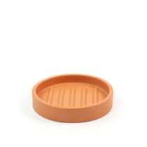 Saboneteira em Resina Minimal Terracota 10,5x10,5x2cm - Oikos