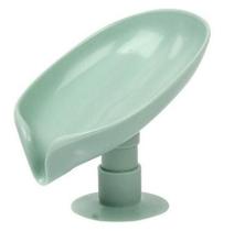 Saboneteira Folha Pétala Com Dreno Com Fixação Com Ventosa