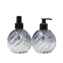 Saboneteira + Home Spray Frasco Vidro Decoração Lavabo Luxo Saboneteira + Home Spray Frasco Vidro Decoração Lavabo Luxo