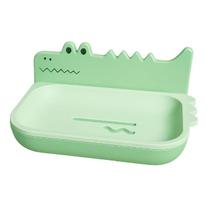 Saboneteira Infantil De Parede Baleia Jacaré Com Adesivo Camada Dupla Saboneteira Infantil De Parede Baleia Jacaré Com Adesivo Camada Dupla