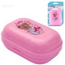 Saboneteira Infantil Lolly Tip Rosa Estampa Carruagem