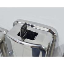 Saboneteira Inox Condicionador Hidratante Gel Liquido 500 Ml Biovis
