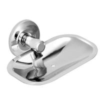 Saboneteira Inox Para Banheiro Parede Porta Sabonete Cromado - Modelar