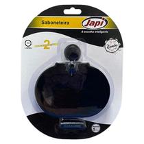 Saboneteira Kit Samba Dulpa Fixação Preto Japi Saboneteira Kit Samba Dulpa Fixação Preto Japi
