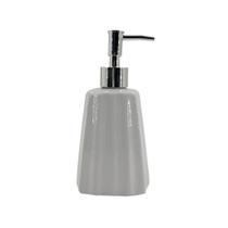 Saboneteira Liquida De Cerâmica Modelagem Lavabo Branco Luxo