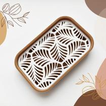 Saboneteira Oval Minimalista Caixa De Sabão Para Banheiro
