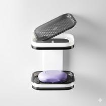 Saboneteira Para Banheiro com Dupla Camada, Porta Sabonete de Parede Adesiva Sem Perfuração, Suporte Banheiro De Sabão M