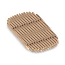 Saboneteira para Cuba Infinity Roca 22,3cm x 12,1cm x 18cm Rosé Gold